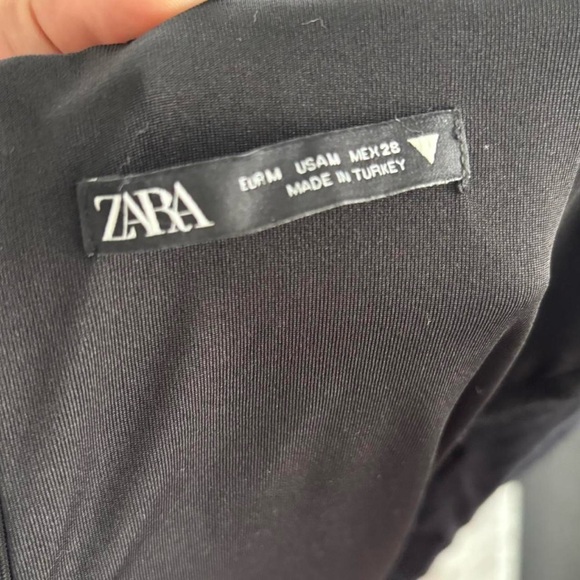 Black Zara Silky Bodysuit - Picture 4 of 7